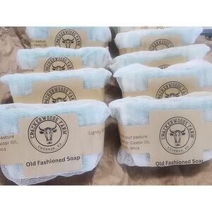 4 Bar Sampler - Old Fashioned Lard Soap, Lightly Scented - Fresh, Farm Fresh